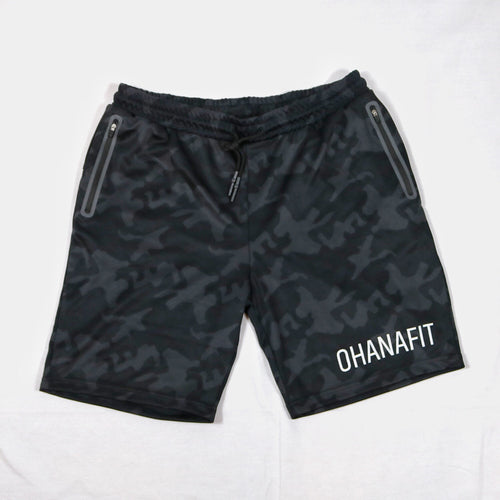 Charcoal Camo Shorts