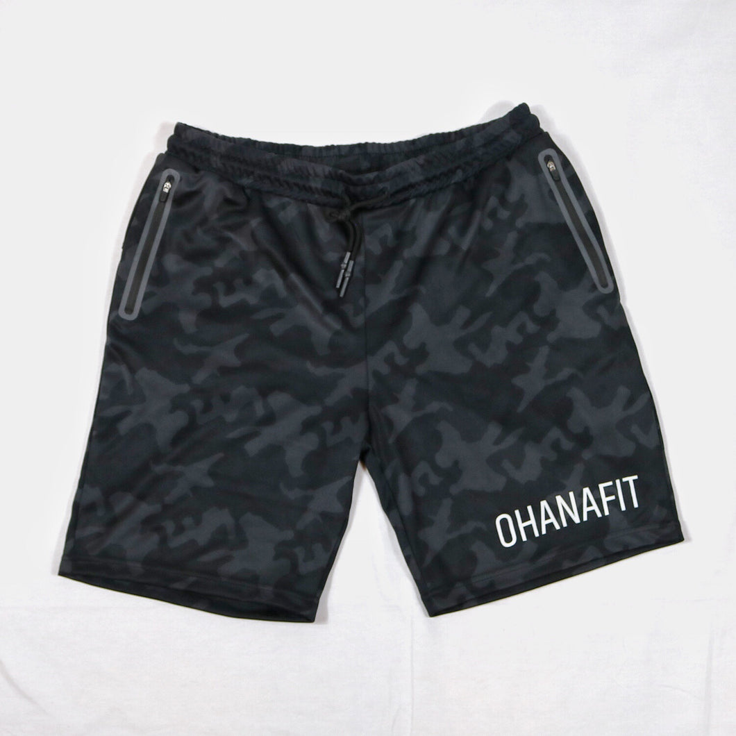Charcoal Camo Shorts