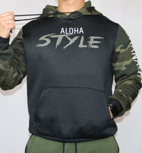 Aloha Style Hoodie - Black/Camo