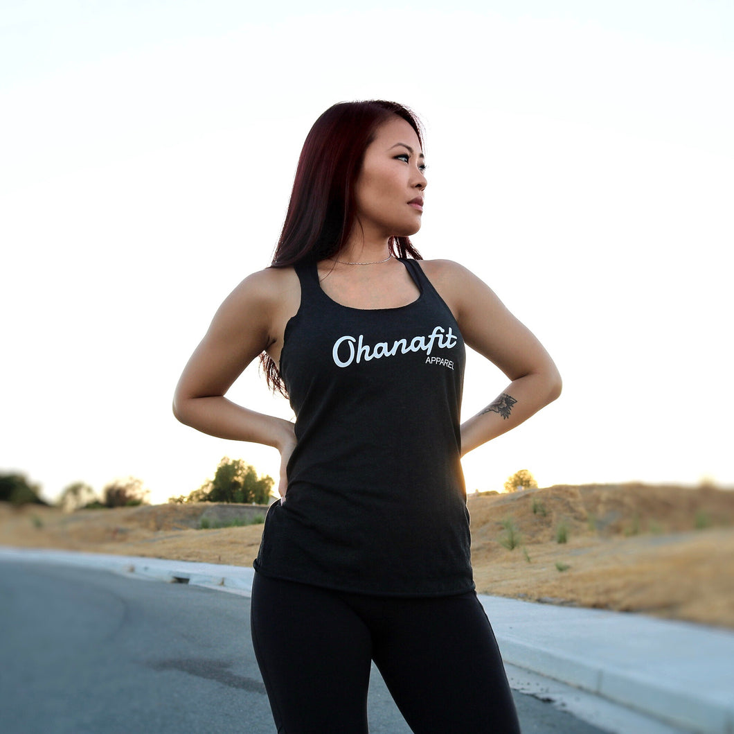 Women’s Racerback Tank - Charcoal